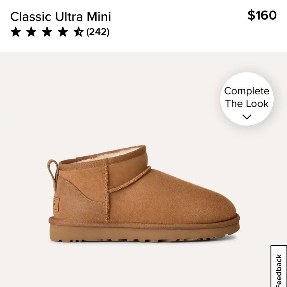 Ugg Classic Ultra Mini Boots in Tan